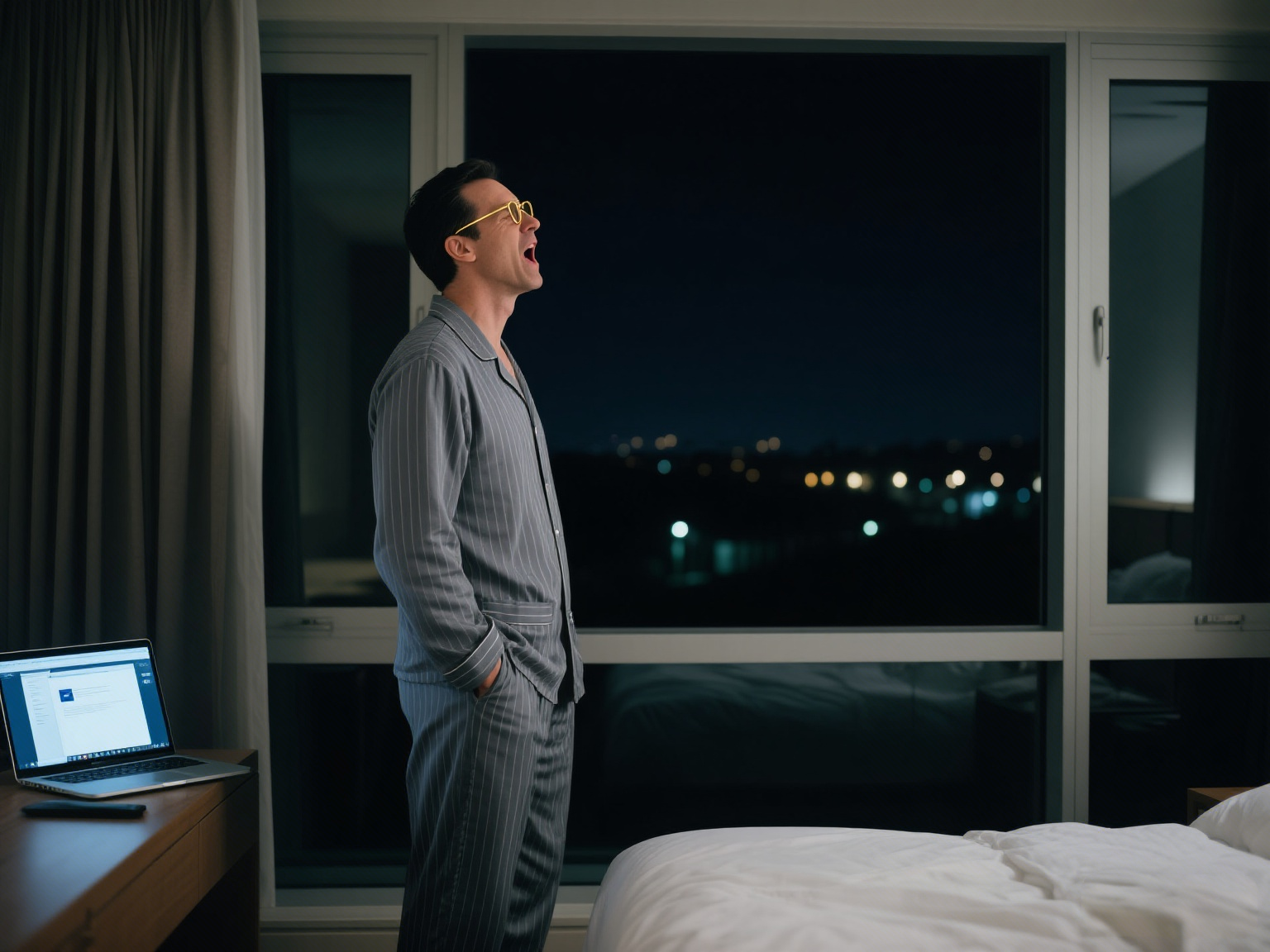 Person sleeping on a plane